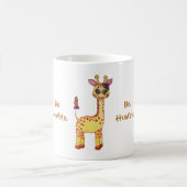 Watercolor-niedliche Baby-Giraffe Kaffeetasse (Mittel)
