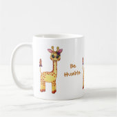 Watercolor-niedliche Baby-Giraffe Kaffeetasse (Links)