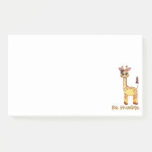 Watercolor-niedliche Baby-Giraffe Post-it Klebezettel