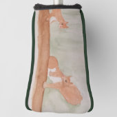 Watercolor Niedliche Waldeichhörnchen Golf Headcover (Rotieren 90)
