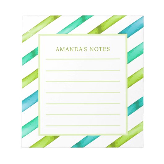 Watercolor Notepad Notizblock (Vorderseite)