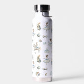 Watercolor Nutcracker Ballet Muster Trinkflasche (Links)