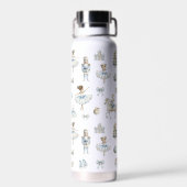 Watercolor Nutcracker Ballet Muster Trinkflasche (Rückseite)