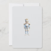 Watercolor Nutcracker Weihnachtsgebäck Party Einladung (Rückseite)