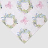 Watercolor Nutcracker Weihnachtskranz Seidenpapier (Ausschnitt)