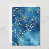 Watercolor Ocean Beach Tropical Island Wedding Einladung (Rückseite)