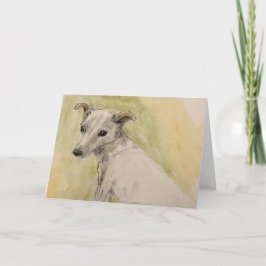 Watercolor of Chihuahua on Greeting Card Dankeskarte