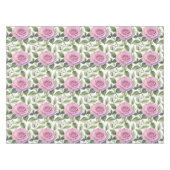 Watercolor Of Pink And Lavender Roses Tischdecke (Vorderseite (Horizontal))