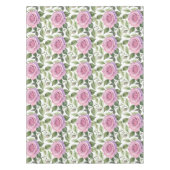 Watercolor Of Pink And Lavender Roses Tischdecke (Vorderseite)