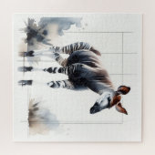 Watercolor Okapi AREF285 - Watercolor Puzzle (Horizontal)