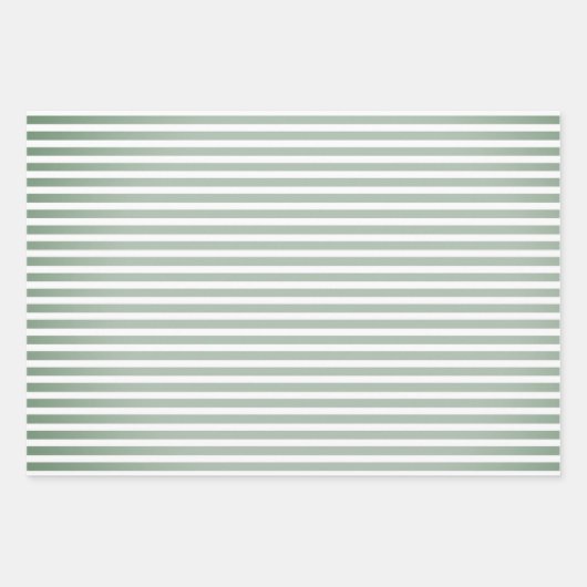 Watercolor Olive Green Geschenkpapier (Vorderseite 2)