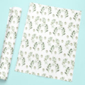 Watercolor Olive Green Geschenkpapier