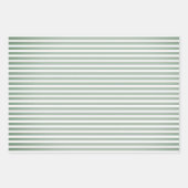 Watercolor Olive Green Geschenkpapier Set (Vorderseite 2)