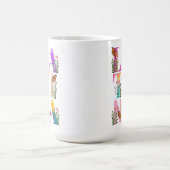 Watercolor Ombre Latina Kaffeetasse (Mittel)