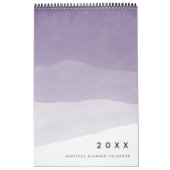 Watercolor Ombre Monatlicher Planerkalender Kalender (Titelbild)