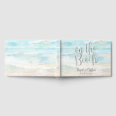 Watercolor On The Beach Wedding Gästebuch (Voll)