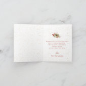 Watercolor Orange Berries Wreath Frohe Weihnachten (Innenseite)