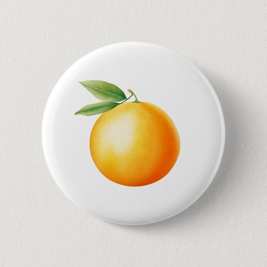 Watercolor Orange Button (Vorderseite)