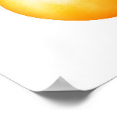 Watercolor Orange Poster (Ecke)