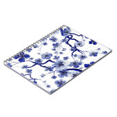 "Watercolor orientalisches Muster mit Sakurazweig. Notizblock (Linke Seite)