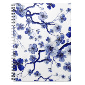 "Watercolor orientalisches Muster mit Sakurazweig. Notizblock (Vorderseite)