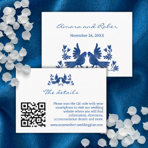 WATERCOLOR OTOMI VRDS ENSCHLIESSKARTE VISITENKARTE