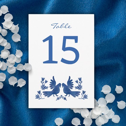 WATERCOLOR OTOMI VRDS NAVY EINLADUNG