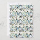 Watercolor Oyster Einladung (Rückseite)