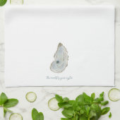 Watercolor Oyster  Geschirrtuch (Gefaltet)