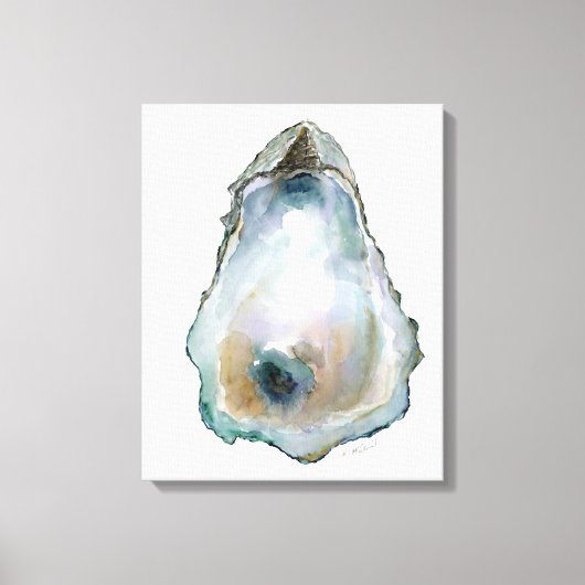 Watercolor Oyster  Leinwanddruck (Vorderseite)