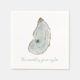 Watercolor Oyster Serviette