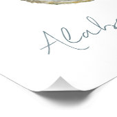 Watercolor Oysters- Customizeable Vertical Design Fotodruck (Ecke)