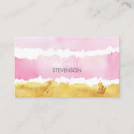 Watercolor & Paint Interior Design Business Cards Visitenkarte