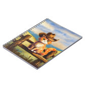 Watercolor Painted Cat Dad Notizblock (Linke Seite)