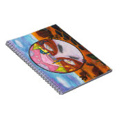 Watercolor Painting Science Fiction Dimension Art Notizblock (Rechte Seite)