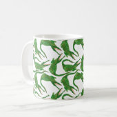 Watercolor painting seamless pattern with crocodil kaffeetasse (Vorderseite Links)