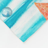 Watercolor painting seamless pattern with turtles, fleecedecke (Ecke)