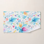 Watercolor Paisley Bloom Muster Badhandtuch Set (Handtuch)