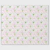 Watercolor Palm Beach Mahjong Geschenkpapier (Flach)