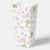 Watercolor Palm Beach Mahjong Popcorn Geschenkschachtel (Rückseite)