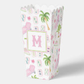 Watercolor Palm Beach Mahjong Popcorn Geschenkschachtel (Vorderseite)