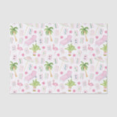 Watercolor Palm Beach Mahjong Seidenpapier (Vorderseite)