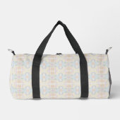 Watercolor Pastel Brushstrokes On Cloud White Duffle Bag (Vorderseite)