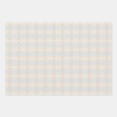 Watercolor Pastel Brushstrokes On Cloud White Geschenkpapier Set (Vorderseite)