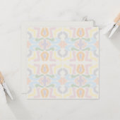 Watercolor Pastel Brushstrokes On Cloud White Karte (Vorderseite/Rückseite Beispiel)