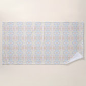 Watercolor Pastel Brushstrokes On Cloud White Strandtuch (Vorderseite)