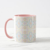 Watercolor Pastel Brushstrokes On Cloud White Tasse (Links)