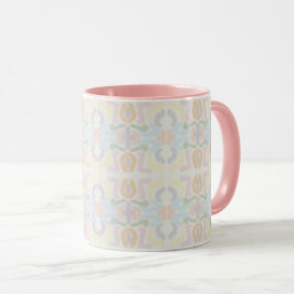 Watercolor Pastel Brushstrokes On Cloud White Tasse