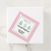 Watercolor Pastel Tree Teacher Weihnachtsgeschenkk Geschenkanhänger (Beispiel)