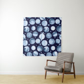 Watercolor pattern illustration of space galaxy wi wandteppich (Beispiel (Horizontal))